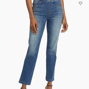 SPANX Pull-On Straight Leg Jeans
